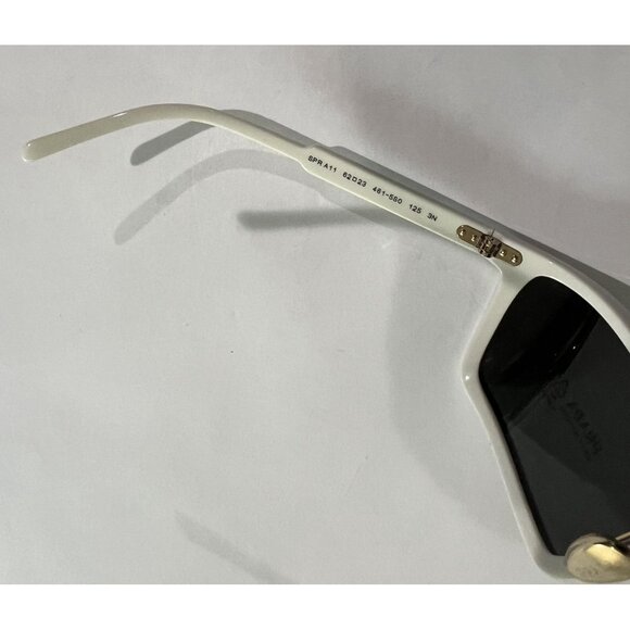 Prada SPR A11 Sunglasses in White main image 4